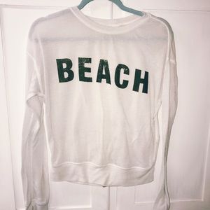 Beach long sleeve shirt